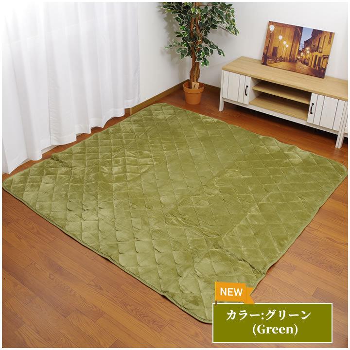 こたつ 敷布団 キルトラグ 正方形 「Dフランネル 敷き布団単品」 約145×145cm 抗菌防臭 カーペット こたつ敷きマット｜seikatsusouzouya｜20