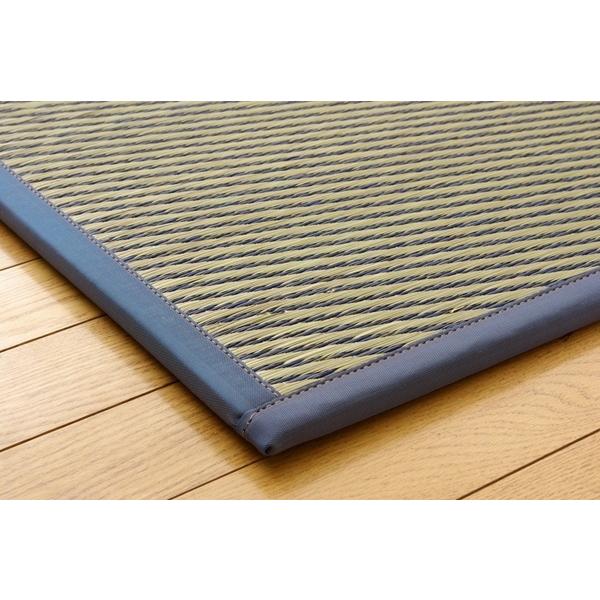 【和のくつろぎ置き畳】い草 ユニット畳 システム畳「 ニール 」9枚セット82×82cmブルー(#8629540)、ブラウン(#8629640)置き畳 市松模様 おしゃれ 和柄 爆買_5