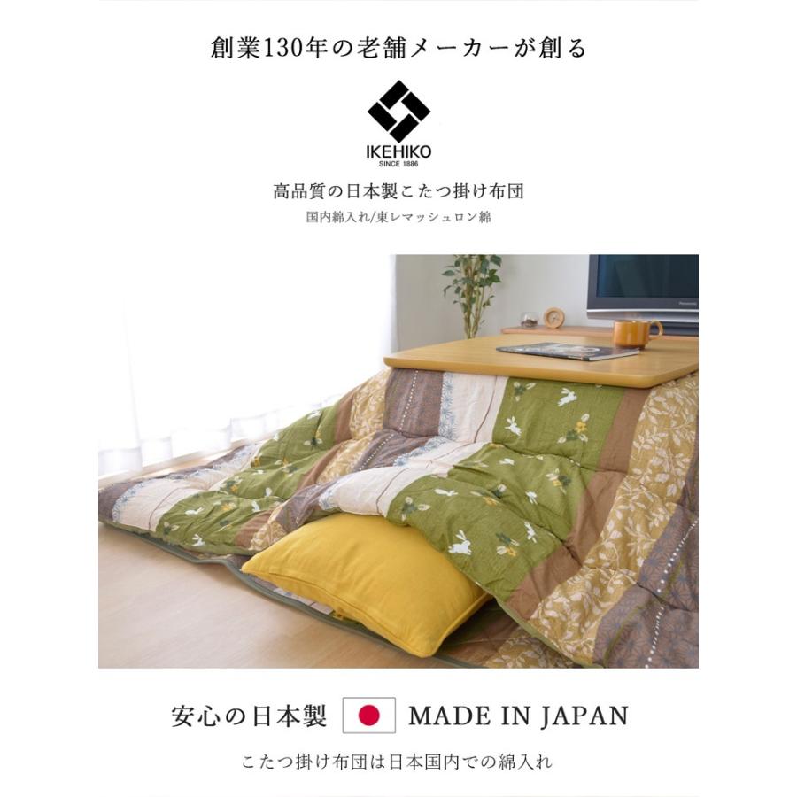 イケヒコ こたつ布団 長方形 掛け単品 「 こよみ 」 約205×245cm (※80