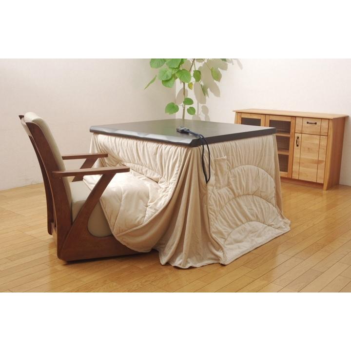 イケヒコ・コーポレーション 1181870023030 洗える こたつ布団 正方形 ダイニング用 フィーラ ハイタイプ ベージュ 225×225cm メーカー直送 イケヒコ 洗える こたつ布団 正方形 ダイニング用 「 フィーラ ハイ