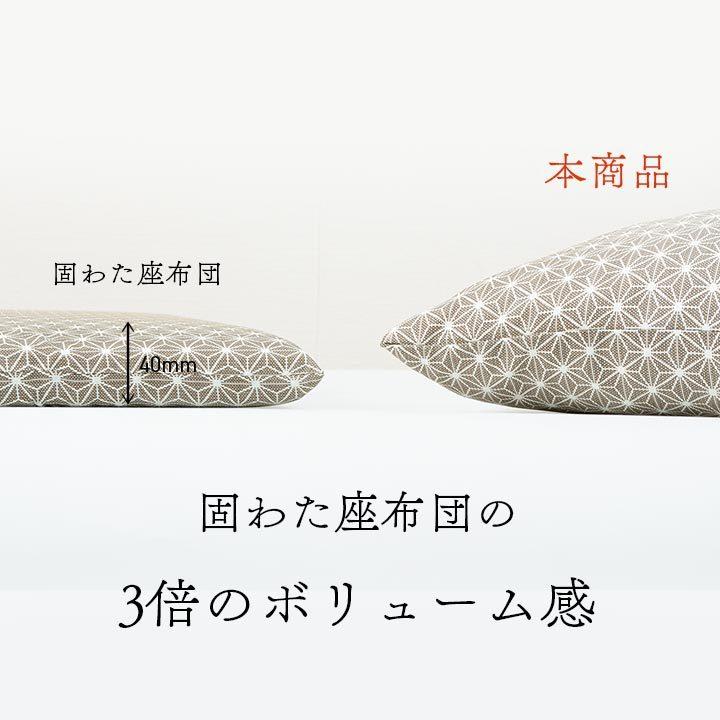 座布団 銘仙判 日本製 5枚組セット「 錦 座布団 」約55×59cm (同色5枚 