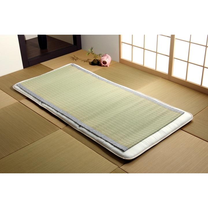 イケヒコ 国産 い草 寝ござ「 白水 」約88×180cm 国産 夏 寝具