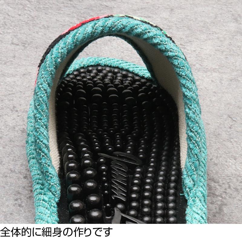 送料無料 日本製 シェニール織 健康スリッパ 健康サンダル ヘルシースリッパ 足つぼ ルームシューズ バラ柄 ローズ柄 爆買 |  | 08