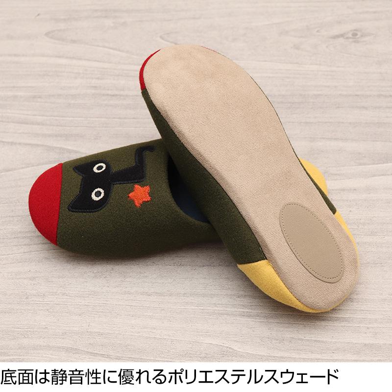 30％OFF ルームシューズ マタノアツコ カメラ目線 バブーシュ スリッパ ATSUKO MATANO 俣野温子 またのあつこ 黒猫 MEME 爆買 | Atsuko Matano | 07