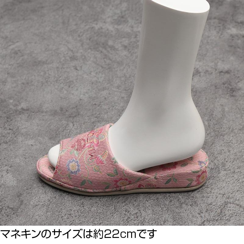 MINTON（ミントン） パンタロンスリッパ ジャガードパンタロン ヒール 