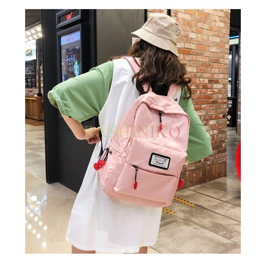 新品本物 リュック リュックサック メンズ レディース おしゃれ ナイロン 大容量 軽量 撥水 人気 おしゃれ アウトドア 通学 通勤 旅行 バック 鞄 安い 可愛い 韓国風 リュックサック デイパック カラー ピンク Www We Job Com