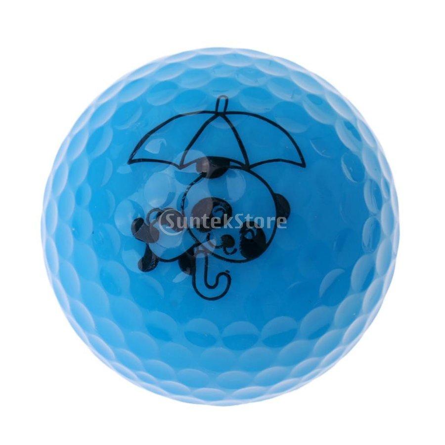 新品登場 ゴルフ練習器具 4色選べ カラフル 軽量 ダブルレイヤー ゴルフ用具 練習ボール ゴルフボール トレーニング パンダプリント付き 青 Www Threeriversofs Com