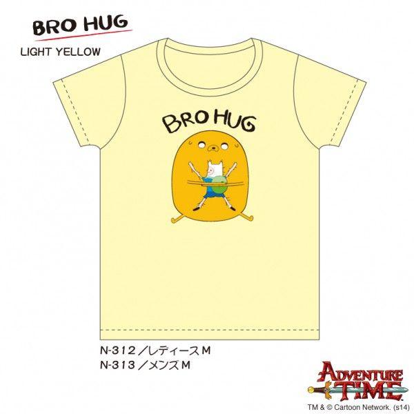 [アドベンチャータイム]　Ｔシャツ / ブロハグ（ライトイエロー）【レディース Ｍ】 |  | 02