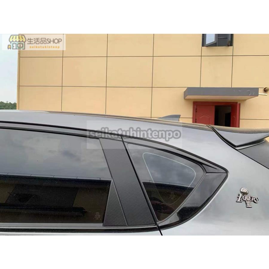 新型 マツダ CX-5 KF系 ステンレス ウインドー窓枠モール ピラー バイザー パネル カバー スポイラー セット 2色可選択