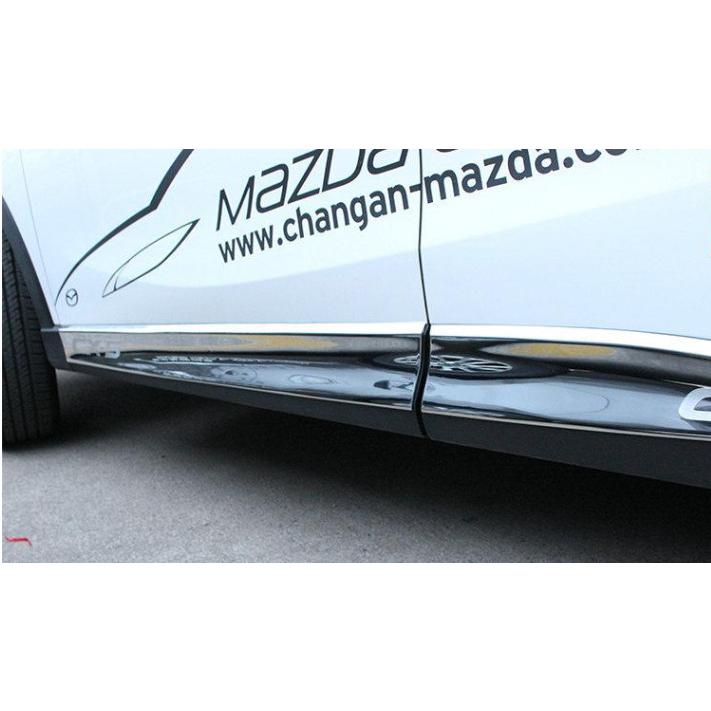 サイドドアガーニッシュ【MAZDA CX-5 マツダ KE系 】外装パーツ 鏡面仕上げ ドアモール サイドモール 4ピース マツダ（Mazda） サイドドアガーニッシュ【MAZDA CX-5 マツダ KE系
