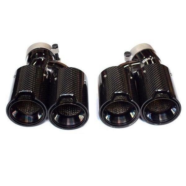 専用 BMW 5シリーズ 525 528 530 G30 G38 改装用2本出し カーボン ...