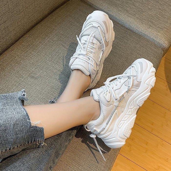 厚底 スニーカー レディース 韓国 ダッドスニーカー 軽量 おしゃれ かわいい 人気 おすすめ シューズ 靴 22 5cm 25cm 送料無料 Bm1041 Pe02e Seikiヤフーショッピング店 通販 Yahoo ショッピング