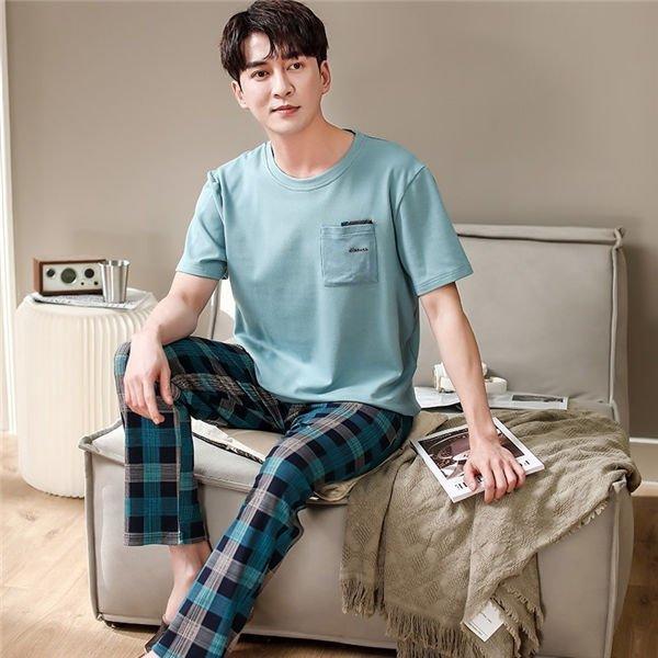 ルームウェア パジャマ メンズ 半袖 パジャマ 上下セット ナイトウェア ロングズボン 寝巻き 寝間着 部屋着 春夏 おしゃれ 送料無料 Hiofotgn1q Www Eileenstrees Com