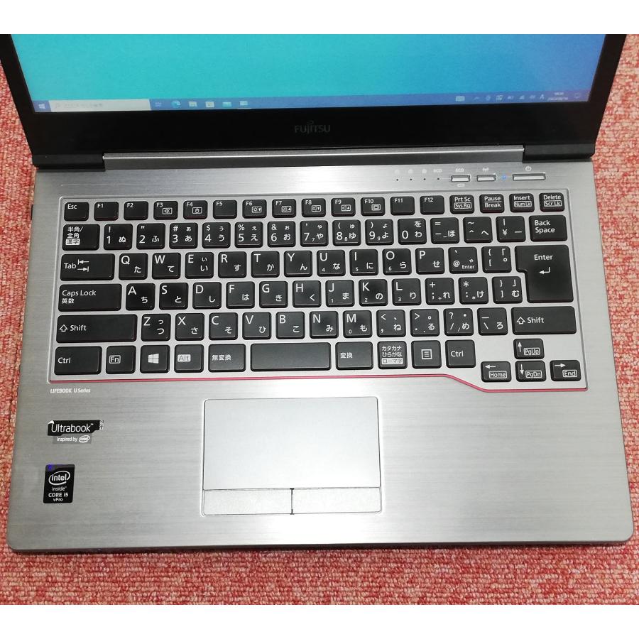 富士通 LIFEBOOK U745/M Core i5-5300U 2.3GHz/8GB/SSD256GB搭載/高速起動/14型/タッチパネル搭載/Win 10 office365導入済 無線LAN/Bluetooth｜seikishoji｜04