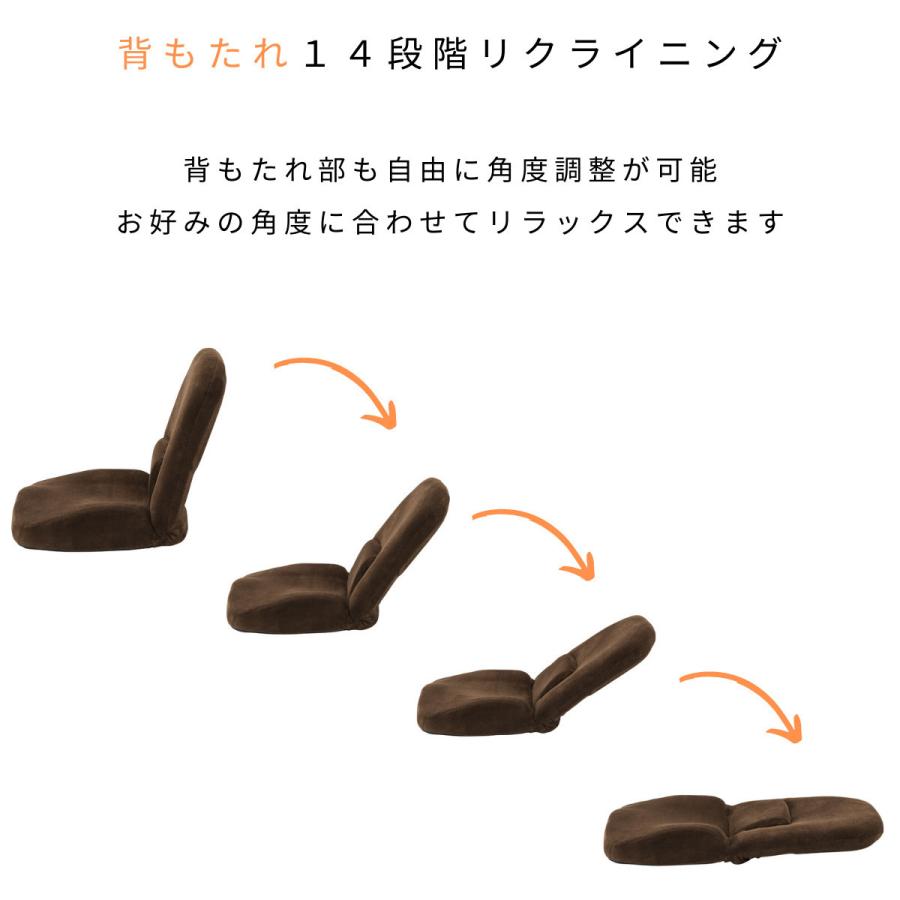 座椅子 腰サポート 姿勢改善 腰痛対策 リクライニング フロアチェア