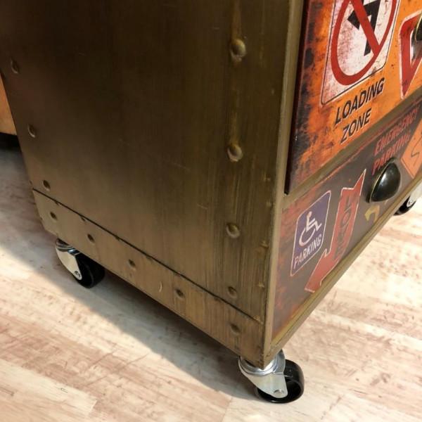 チェスト 46cm 5段BOX キャスター付 収納 アメリカン チェスト 46cm 5段BOX キャスター付 収納 アメリカン