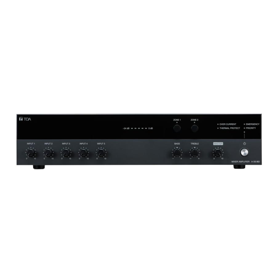 TOA 60W 卓上アンプ A-3506D : a-1706 : メガホン・拡声器のセイコー 