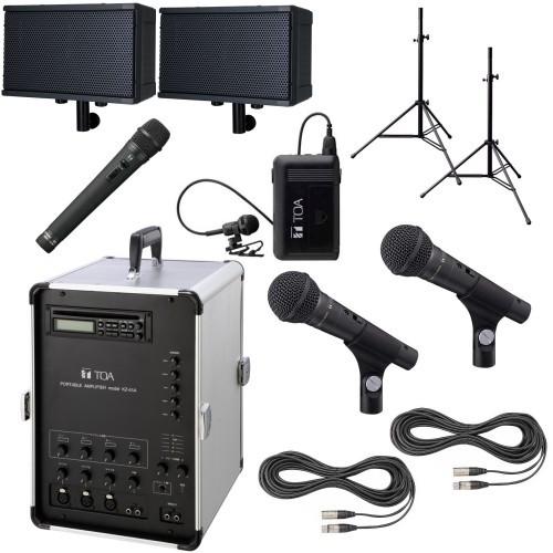 TOA PAアンプセット 充実タイプA KZ-65A KZ-650A×2 KZ-534 WM-1220 WM
