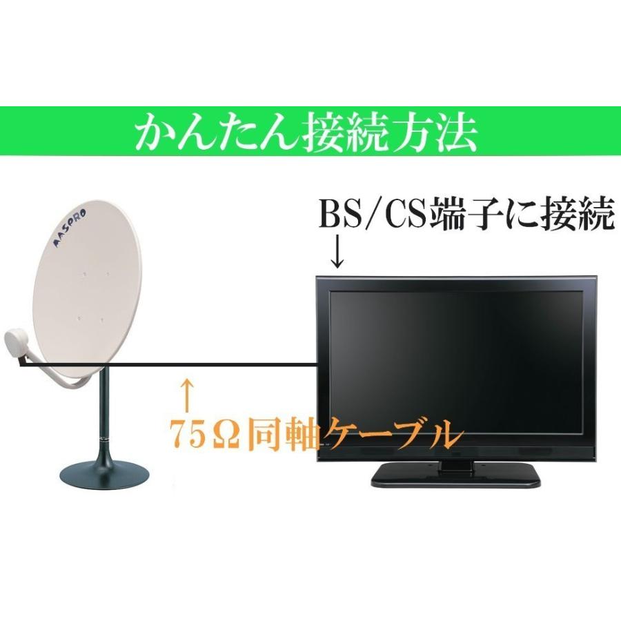 アウトレット品】室内用 BSアンテナセット BC45AS 4K・8K対応 10m 