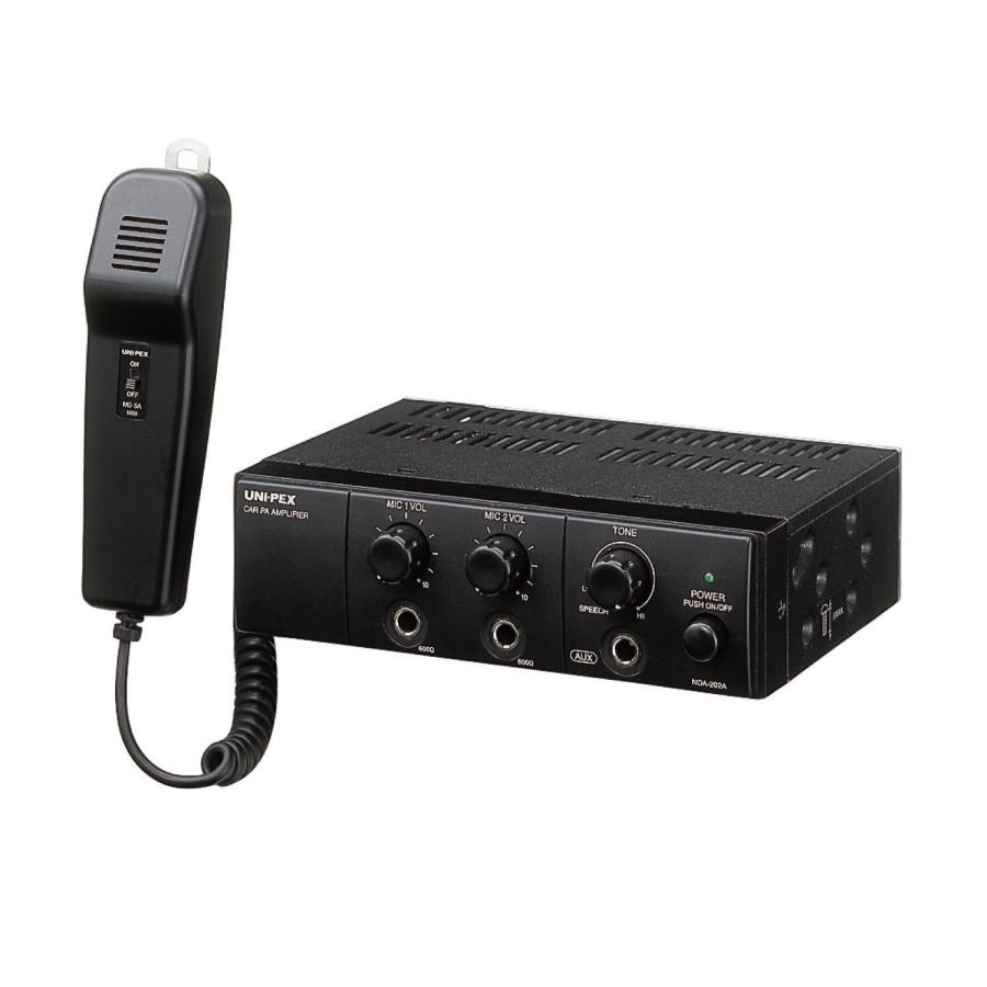 拡声器 ユニペックス 20W 車載用アンプ NDA-202A : セイコーテクノ 