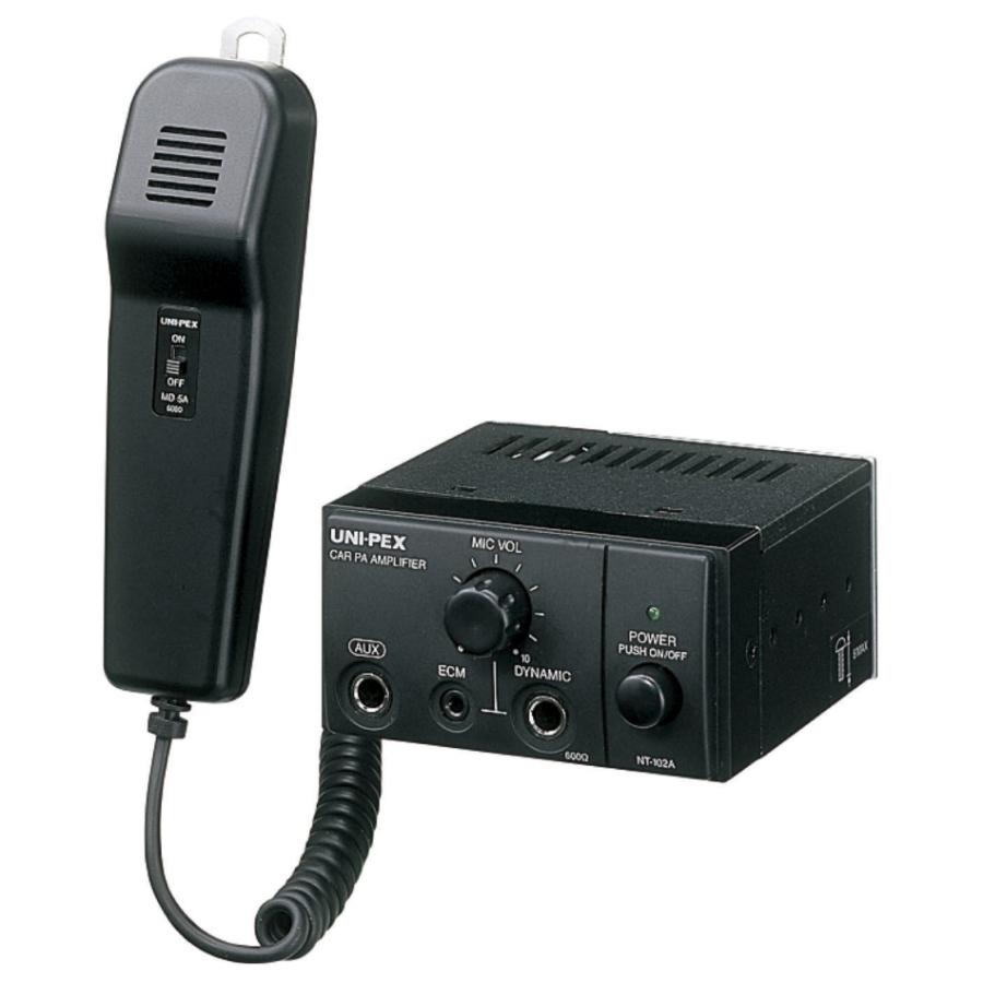 拡声器 ユニペックス 10W 車載アンプ NT-102A : セイコーテクノ - 通販 