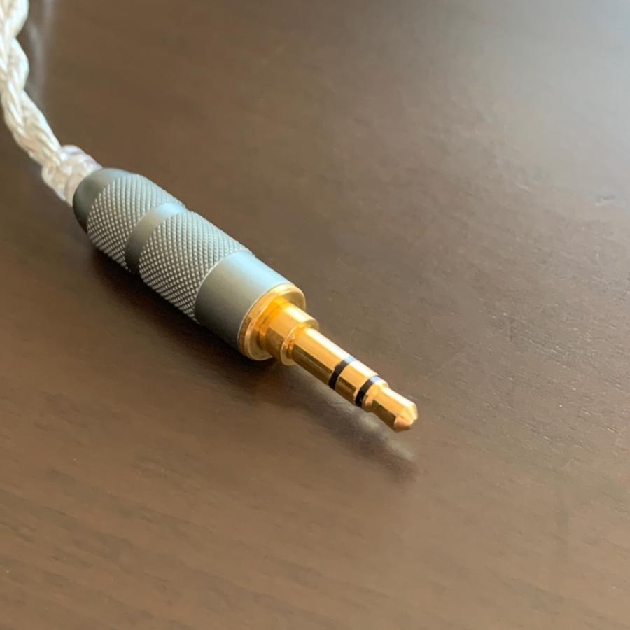 イヤホン リケーブル HAKUGEI ウルトラピュアクリスタル 銀メッキ5N単