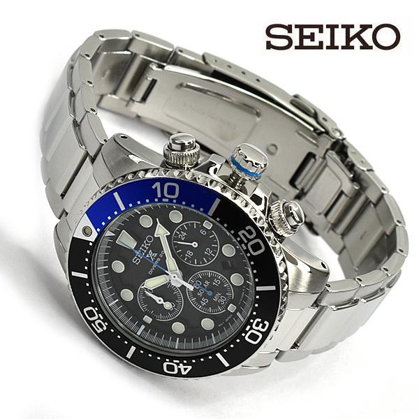 SEIKO 逆輸入 セイコー センタークロノグラフ ソーラー ダイバーズ プロスペックス（旧SSC017P1） メンズ ソーラー 腕時計