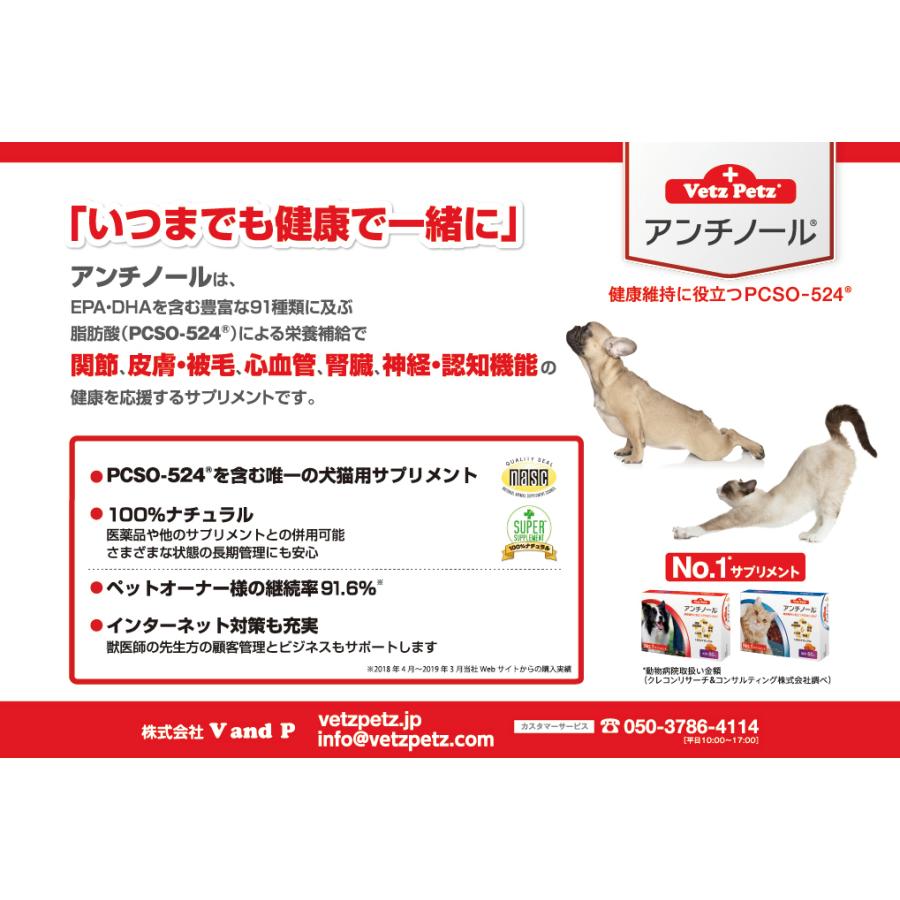 アンチノール犬用サプリ90 45