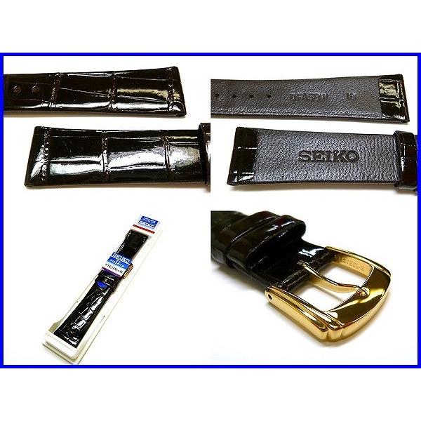 SEIKO（セイコー） バンド 腕時計 18mm DFA5 クロコダイル フランス
