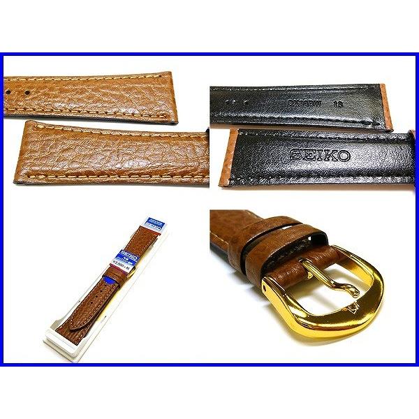 SEIKO（セイコー） バンド 腕時計 18mm DX88 牛革バッファロー型押