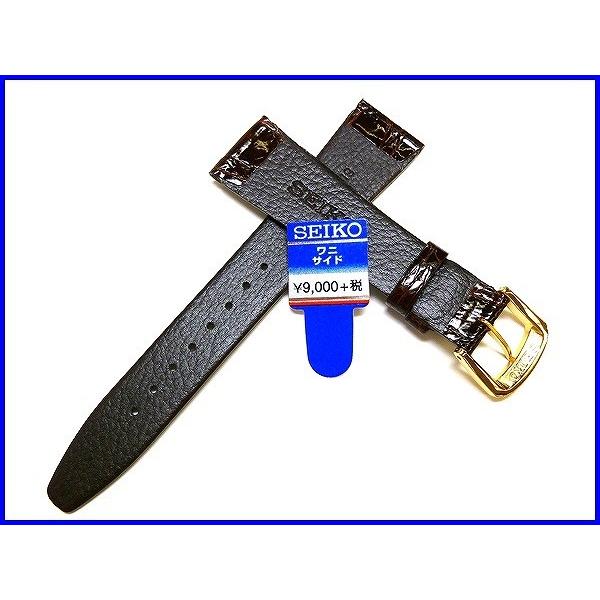 SEIKO（セイコー） バンド 腕時計 19mm DA64 サイドワニ 切身 新品正規