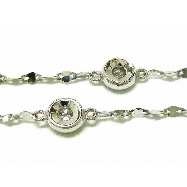 【新品】 『ダイヤモンド 0.35ct』K18WGロングネックレス 【AA1156557284】(41759円)