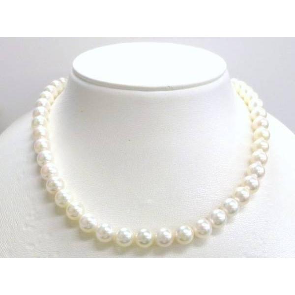 大珠◎テリ良 アコヤ真珠 パール ネックレス 7.5mm-8.0mm 本真珠 アコヤ真珠 7.5〜8.0mm』一連ネックレス : 正光堂 - 通販 - Yahoo