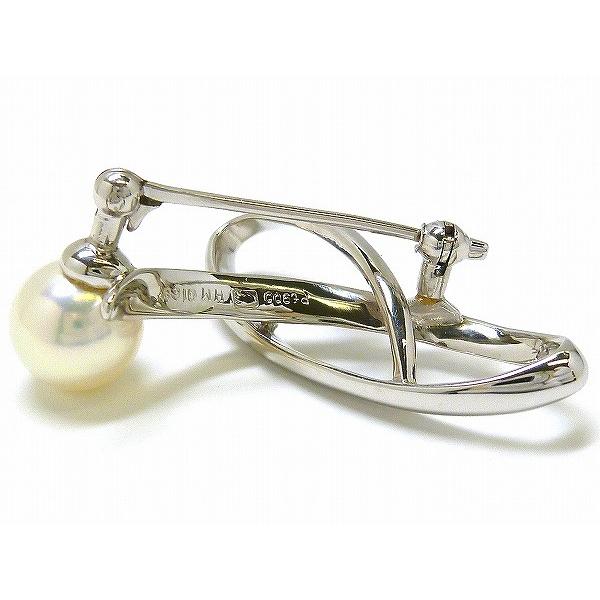 ☆新品☆『アコヤ真珠 8.4mm』Pt900デザインブローチ レディース【送料