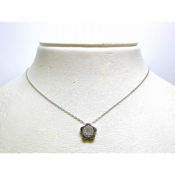 ☆新品☆『ダイヤモンド 0.20ct』K18WGペンダントネックレス
