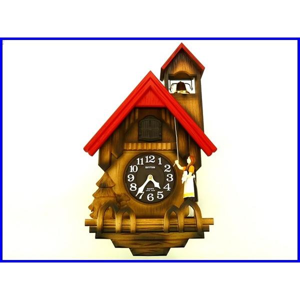 CITIZEN RHYTHM 壁掛時計　チロリアンカッコー　4MJ732RH06 ☆新品正規品☆『RHYTHM 』リズム カッコーチロリアンR ハト掛け時計