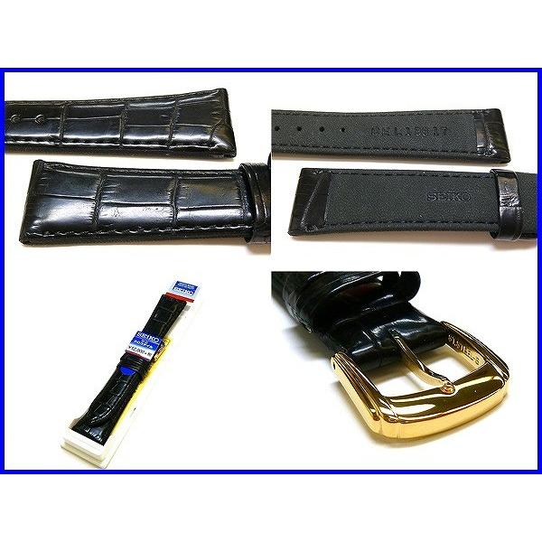 SEIKO（セイコー） バンド 腕時計 17mm DEL1 クロコダイル フランス