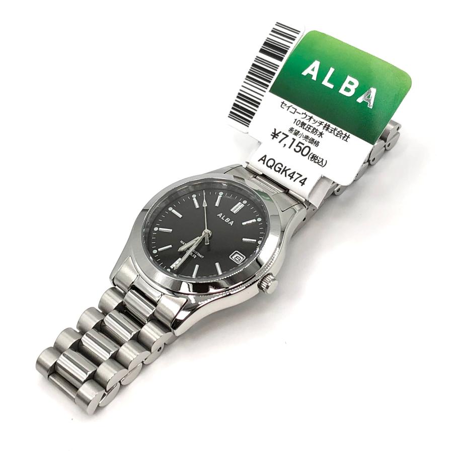 新品正規品『SEIKO ALBA』セイコー アルバ 10気圧防水 腕時計 メンズ AQGK474【送料無料】 : aqgk474 : 正光堂 - 通販 - Yahoo!ショッピング 新品正規品『SEIKO ALBA』セイコー アルバ 10気圧防水 腕時計 メンズ AQGK474【送料無料】 : aqgk474 : 正光堂 - 通販 - Yahoo!ショッピング