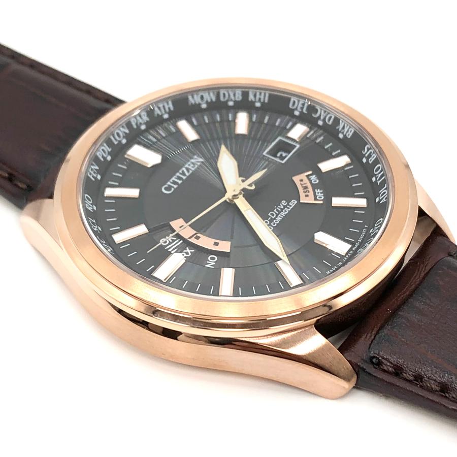 シチズンコレクション CITIZENCOLLECTION ソーラー電波 CB0012-07E ダイレクトフライト メンズ レザー /35920 【中古】 腕時計 CITIZEN COLLECTION 新品正規品『CITIZEN COLLECTION』シチズン