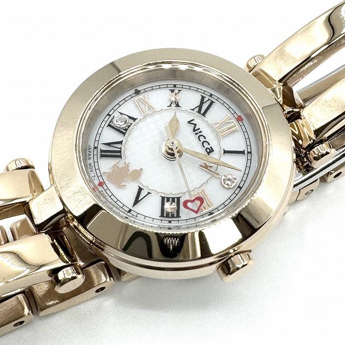 シチズン 腕時計 CITIZEN wicca ウィッカ ふしぎの国のアリス 1000本限定モデル ソーラーテック レディース KP5-221-11 新品正規品 送料無料｜seikodo-watch｜02