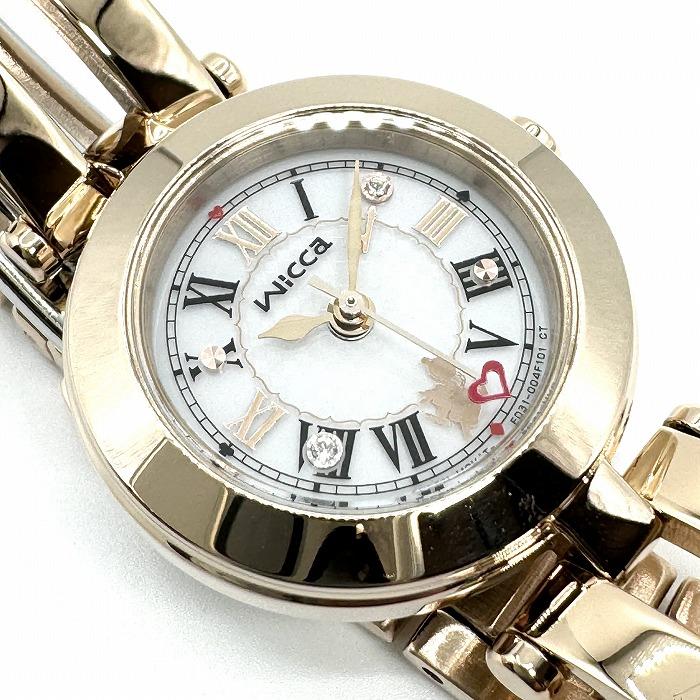 シチズン 腕時計 CITIZEN wicca ウィッカ ふしぎの国のアリス 1000本限定モデル ソーラーテック レディース KP5-221-11 新品正規品 送料無料｜seikodo-watch｜03