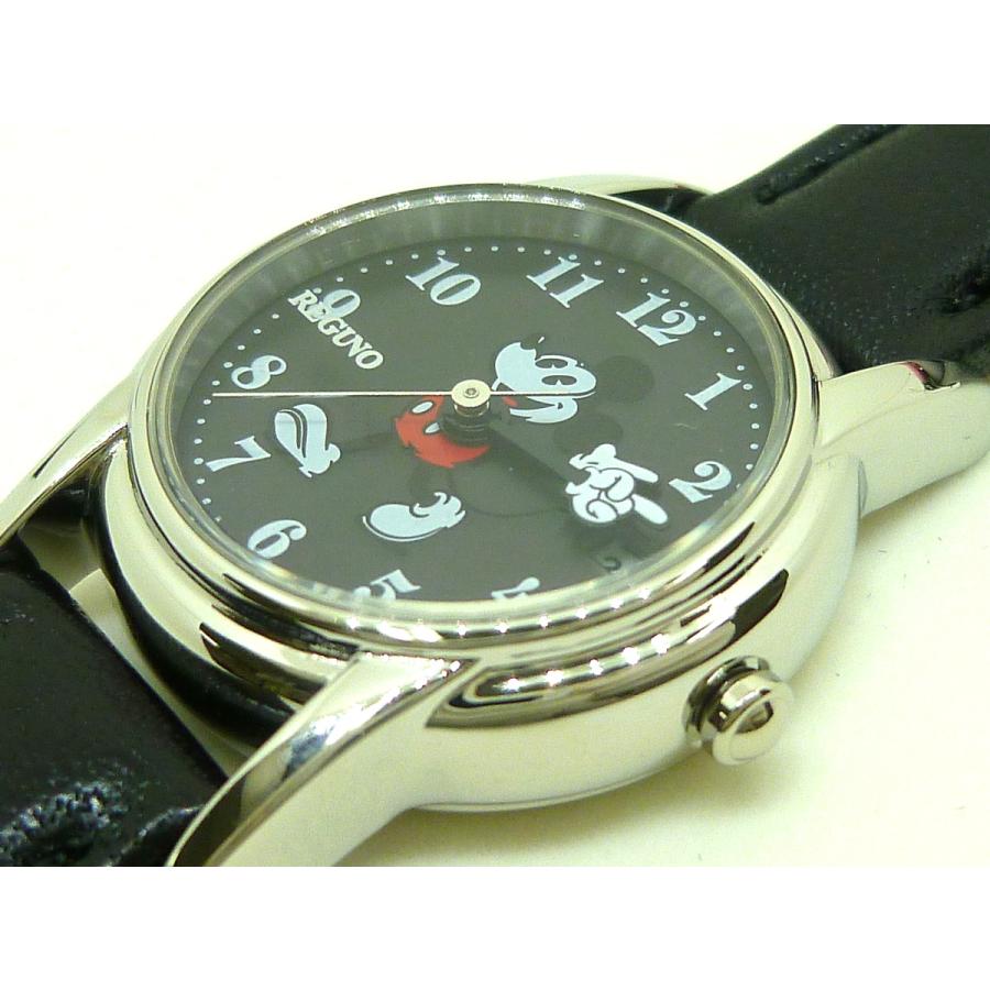 ミッキーマウス CITIZEN REGUNO  Disney ソーラー日付表示 REGUNO（CITIZEN） 正規新品 指さしミッキーマウス ソーラー