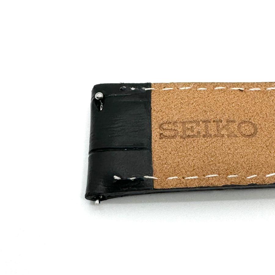 SEIKO（セイコー） バンド Dバックル/バネ棒付き SEIKO 18mm 牛革