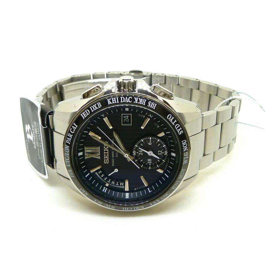 新品正規品『SEIKO BRIGHTZ』セイコー ブライツ ワールドタイム ソーラー電波腕時計 メンズ SAGA145【送料無料】｜seikodo-watch｜06