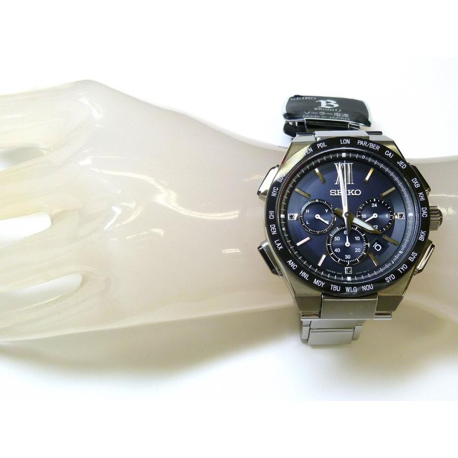 【電波ソーラー、希少】SEIKO　セイコー　ブライツ　チタン　クロノグラフ 楽天市場】セイコー ブライツ クロノグラフ ソーラー電波時計