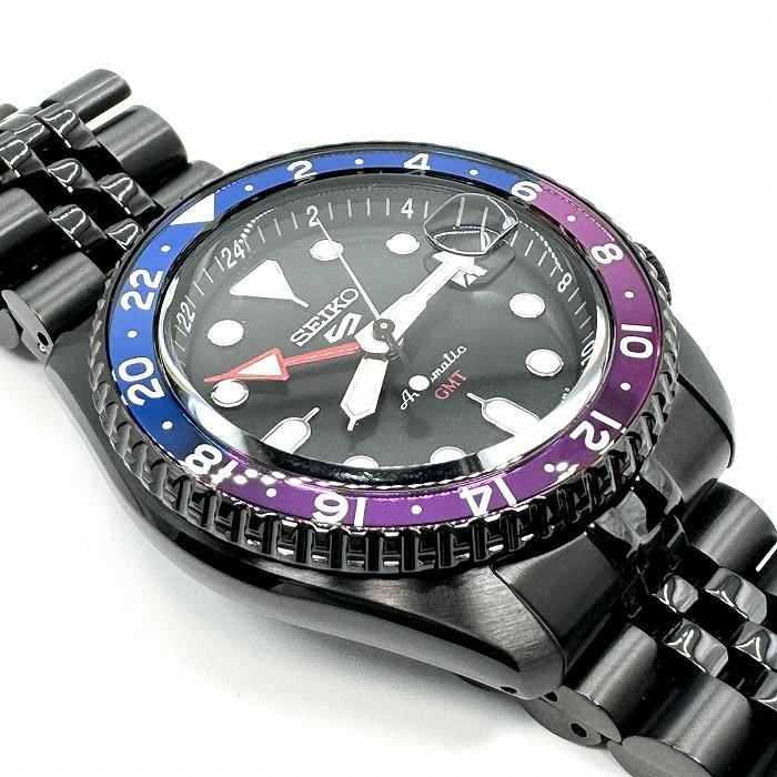 SEIKO GMT 自動巻き 腕時計　堀米雄斗 コラボレーション セイコー 5スポーツ＞より、スケートボーダー堀米雄斗選手との