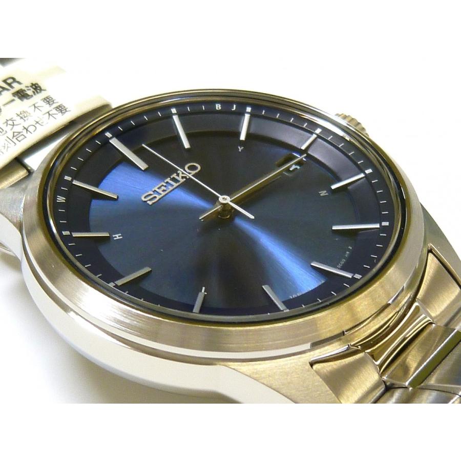 【未使用品】セイコー 電波ソーラー SBTM253 7B24-0BR0 ブルー ソーラー電波時計］セイコーセレクション（SEIKO SELECTION