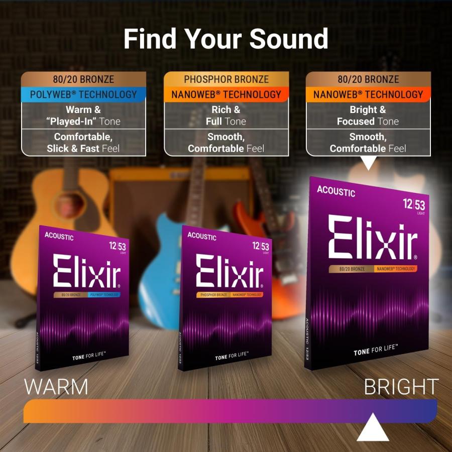 Elixir（エリクサー） 送料込み！2パックSET Elixir NANOWEB 80/20