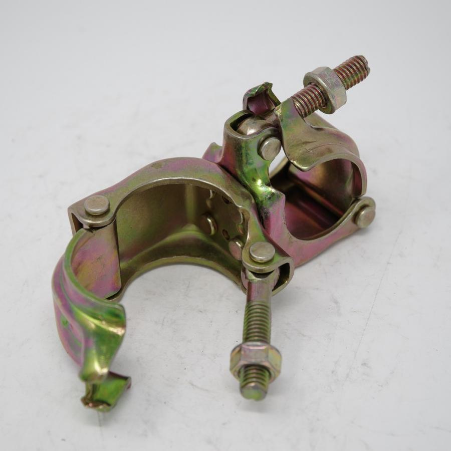 クランプ 単管 同径 工作 48.6φ 直交 電気メッキ 農業用 手摺り 鋼管