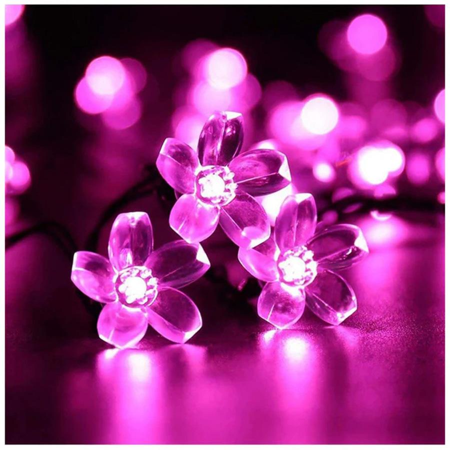 【10個セット】新品イルミネーション LED 桜 ストリングライト IP44 100電球 10M 黒コード 点滅 ピンク 屋内 屋外 イルミネーション LED 桜 ストリングライト IP44 100電球 10M 黒コード